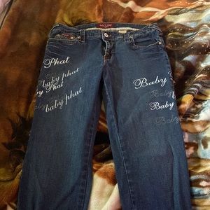Womens baby phat skinny jeans